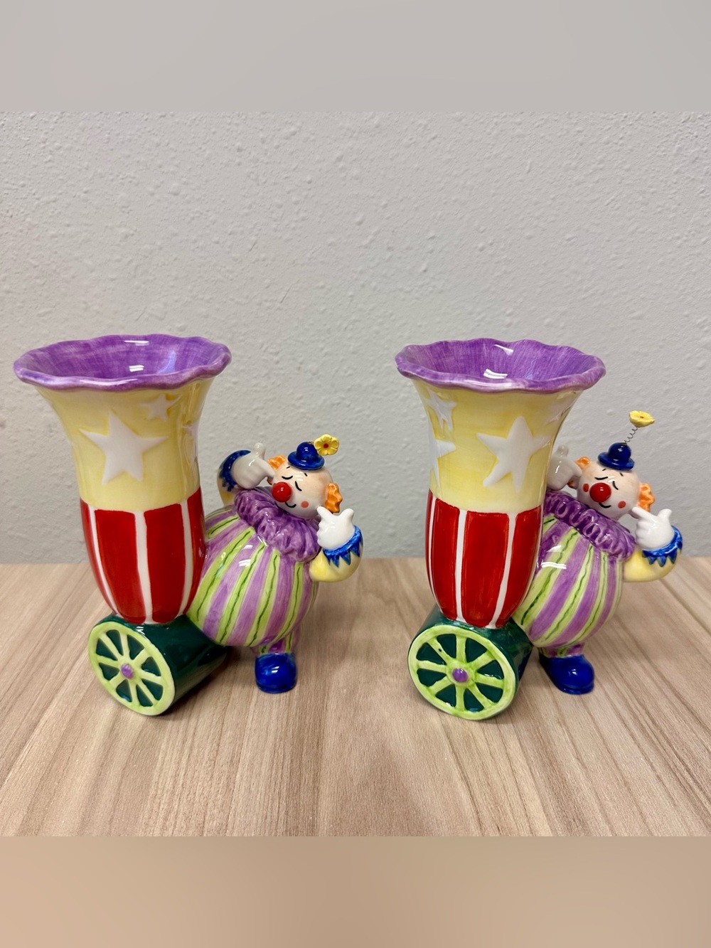 Gift Gallery FITZ AND FLOYD Clowning Around Collection Cannon Clown Vase